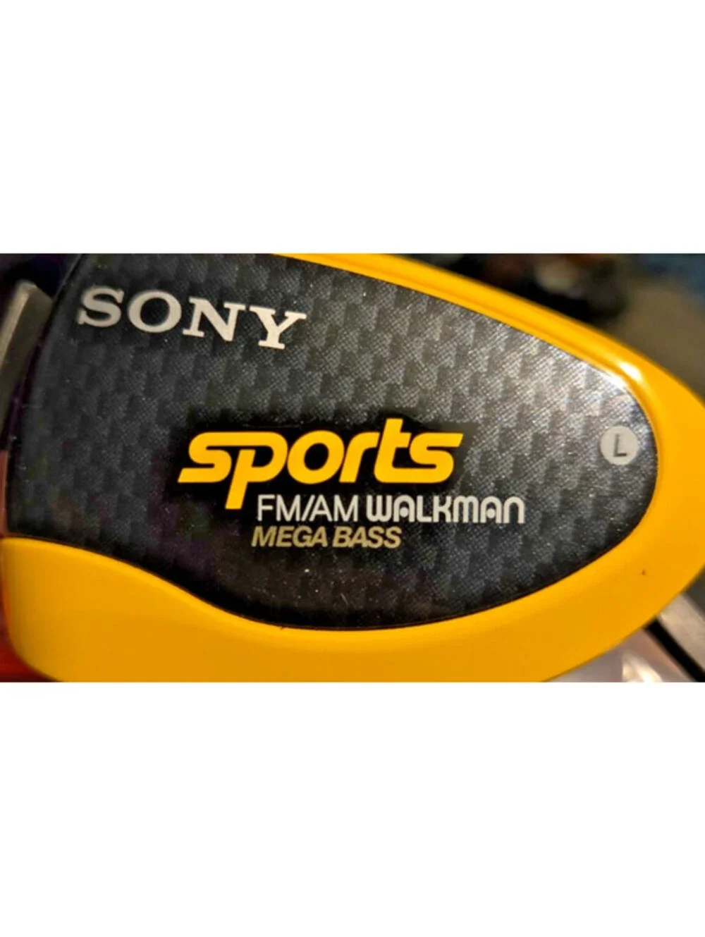 Vintage Sony Sports Walkman SRF-H5 AM/FM Radio Headphones Mega Bass Working